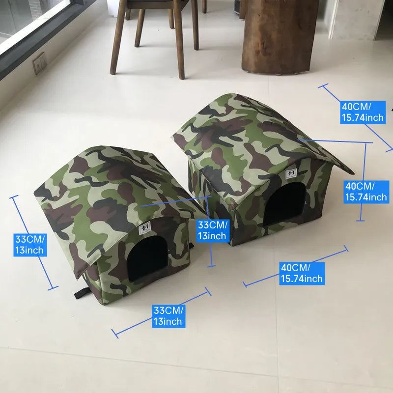 Winter Warm Waterproof Outdoor Pet Tent And For Stray Animals